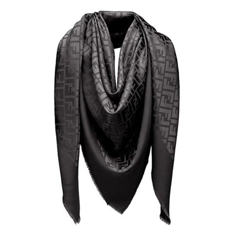 Women's FF silk shawl 